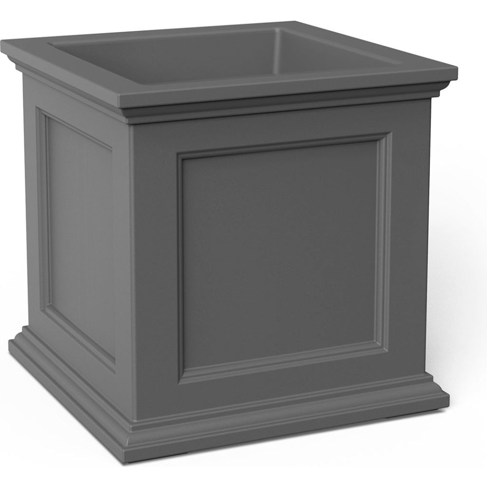 B2672915 Fairfield 20 in. x 20 in. Square Planter Graphite - Gray