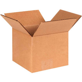 Global Industrial BP3137 Cardboard Corrugated Boxes - 6 x 6 x 5 in., Kraft - Pack of 25