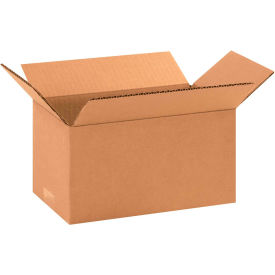Global Industrial BP2544 Cardboard Corrugated Boxes - 10 x 6 x 5 in., Kraft - Pack of 25