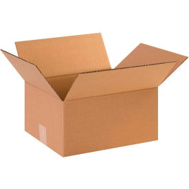 Global Industrial 4436100 Cardboard Corrugated Boxes - 12 x 10 x 6 in., Kraft - Pack of 25
