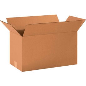 Global Industrial BP2832 Cardboard Corrugated Boxes - 20 x 10 x 12 in., Kraft - Pack of 25