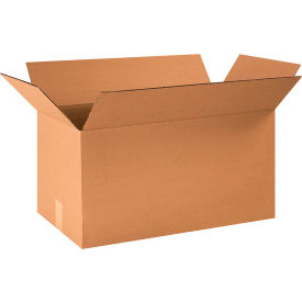 Global Industrial BP3253 Heavy Duty Cardboard Corrugated Boxes - 24 x 12 x 12 in., Kraft - Pack of 25