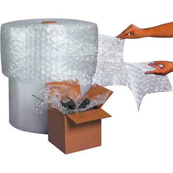 B1645850 Perforated Air Bubble Roll - 12 in. x 375 ft. x 0.31 in. Bubble - Clear - Pack of 3
