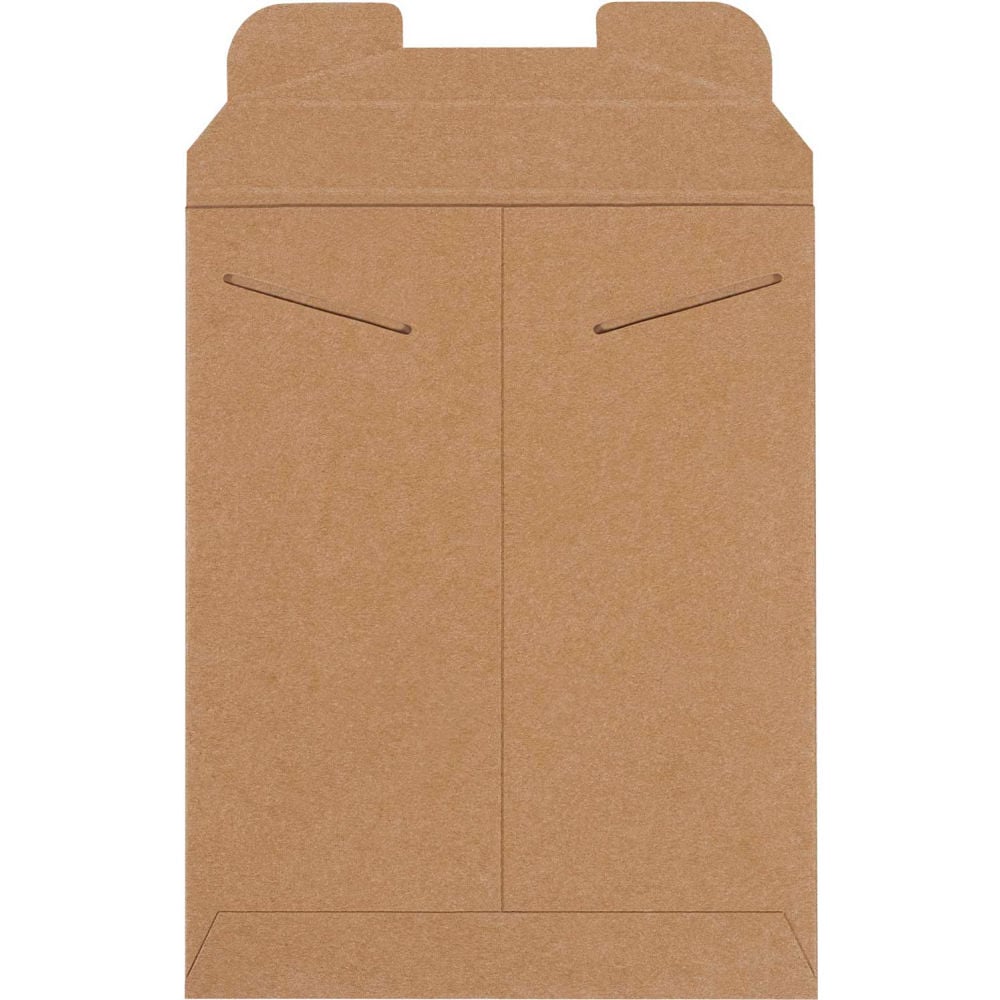 B40053 Stayflats Tab Lock Mailers - 9 x 11.5 in., Kraft - 100 per Pack