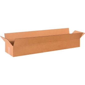 Global Industrial B2336053 Long Cardboard Corrugated Boxes - 36 x 8 x 4 in., Kraft - Pack of 25