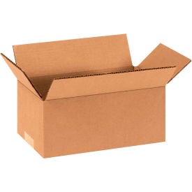 Global Industrial BP3173 Long Cardboard Corrugated Boxes - 9 x 4 x 4 in., Kraft - Pack of 25