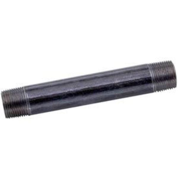 B451685 Anvil 0.75 x 3 in. Extra Heavy Black Steel Continuous Weld Nipple
