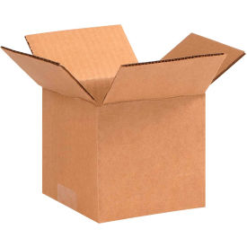 Global Industrial BP3125 Cardboard Corrugated Boxes - 5 x 5 x 4 in., Kraft - Pack of 25