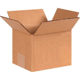 Global Industrial BP3127 Cardboard Corrugated Boxes - 6 x 5 x 4 in., Kraft - Pack of 25