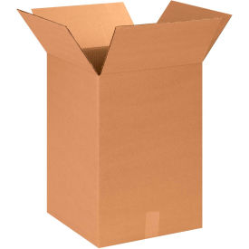 Global Industrial BP2676 Cardboard Corrugated Boxes - 14 x 14 x 20 in., Kraft - Pack of 20