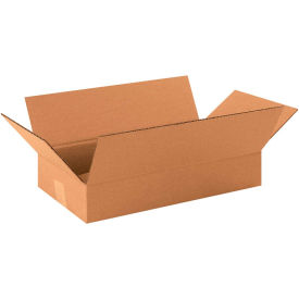Global Industrial BP2757 Long Cardboard Corrugated Boxes - 16 x 9 x 3 in., Kraft - Pack of 25