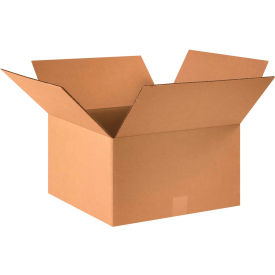Global Industrial BP2750 Cardboard Corrugated Boxes - 16 x 16 x 9 in., Kraft - Pack of 25