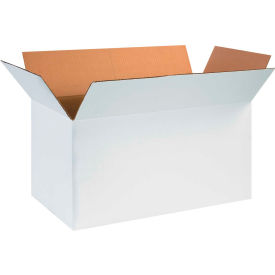 Global Industrial BP2921 Cardboard Corrugated Boxes - 24 x 12 x 12 in., White - Pack of 25