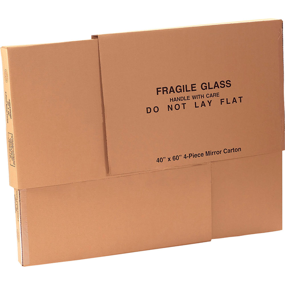 BP3193 40 x 3.5 x 60 in. Mirrors Boxes, Kraft - Case of 4