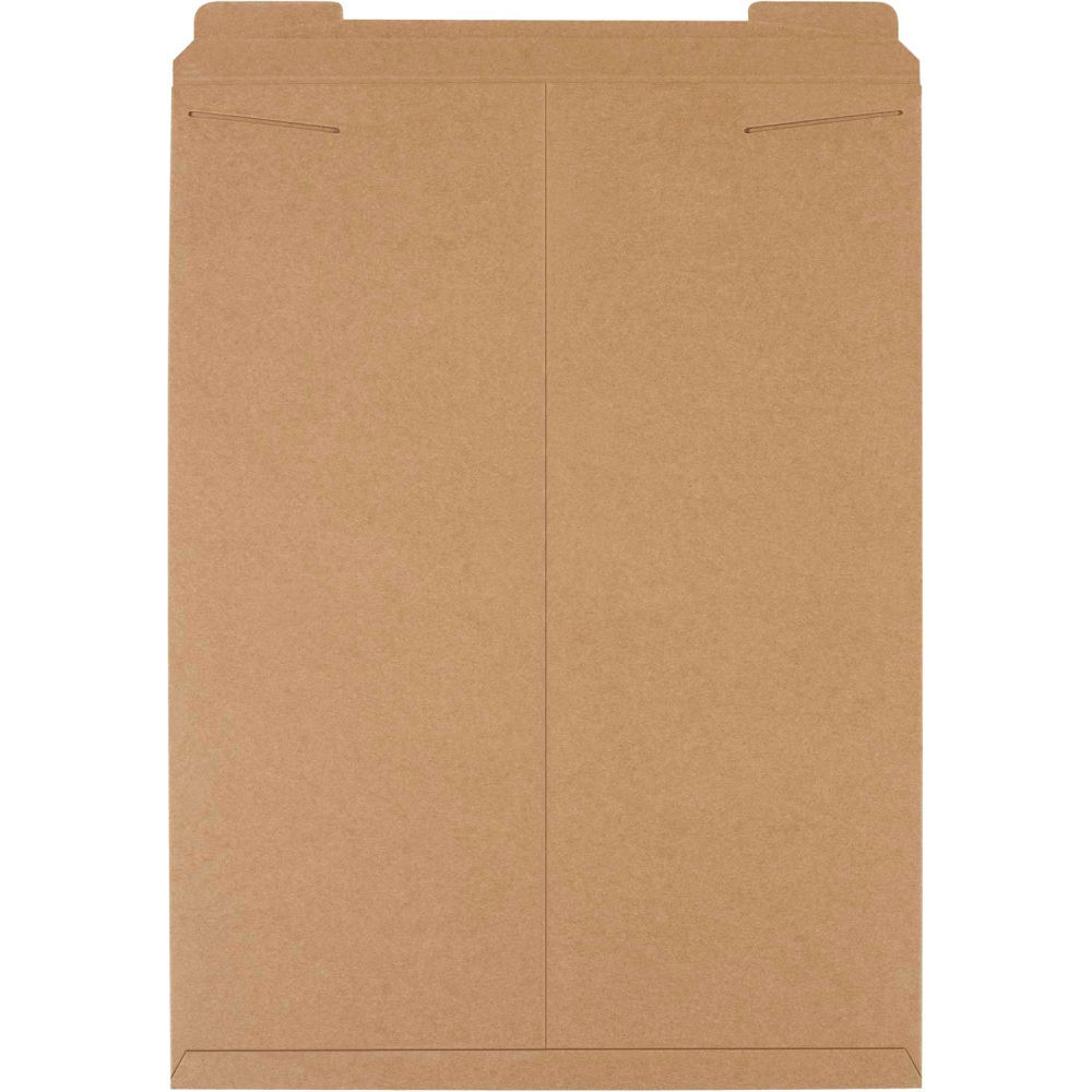 B40049 Stayflats Tab Lock Mailers - 20 x 27 in., Kraft - 50 per Pack