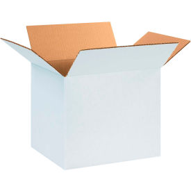 Global Industrial BP2581 Cardboard Corrugated Boxes - 12 x 10 x 10 in., White - Pack of 25