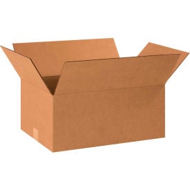 Global Industrial BP2799 Cardboard Corrugated Boxes - 18-.5 x 12-.5 x 8 in., Kraft - Pack of 25