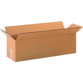 Global Industrial BP2877 Long Cardboard Corrugated Boxes - 20 x 6 x 6 in., Kraft - Pack of 25