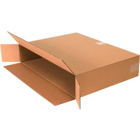 Global Industrial BP2975 Side Loading Cardboard Corrugated Boxes - 24 x 5 x 18 in., Kraft - Pack of 25