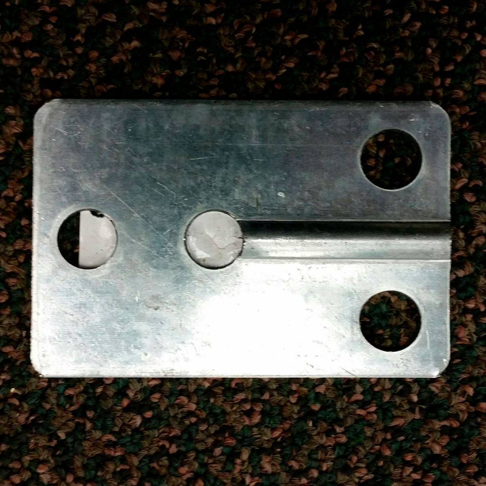 Global Industrial SHIM3412 3 x 4.5 in. Shim, Gray