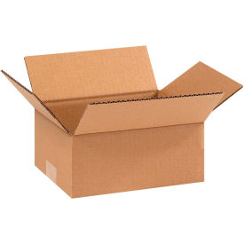 Global Industrial BP3178 Cardboard Corrugated Boxes - 9 x 7 x 4 in., Kraft - Pack of 25