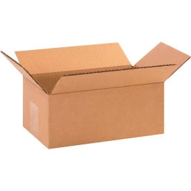 Global Industrial 4426000 Cardboard Corrugated Boxes - 10 x 6 x 4 in., Kraft - Pack of 25