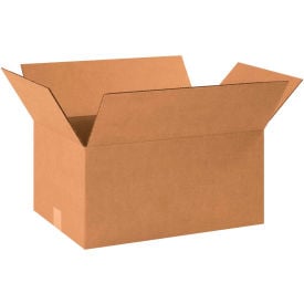 Global Industrial 4885200 Cardboard Corrugated Boxes - 18-.5 x 12-.5 x 9 in., Kraft - Pack of 25