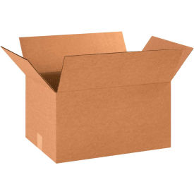 Global Industrial B68761 Cardboard Corrugated Boxes - 18 x 12 x 10 in., Kraft - Pack of 25