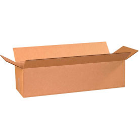 Global Industrial BP2979 Long Cardboard Corrugated Boxes - 24 x 8 x 6 in., Kraft - Pack of 25
