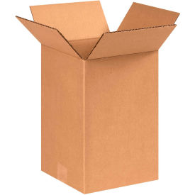 Global Industrial B1638207 Cardboard Corrugated Boxes - 9 x 9 x 12 in., Kraft - Pack of 25