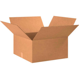 Global Industrial B1638725 Cardboard Corrugated Boxes - 18-.5 x 18-.5 x 9 in., Kraft - Pack of 20