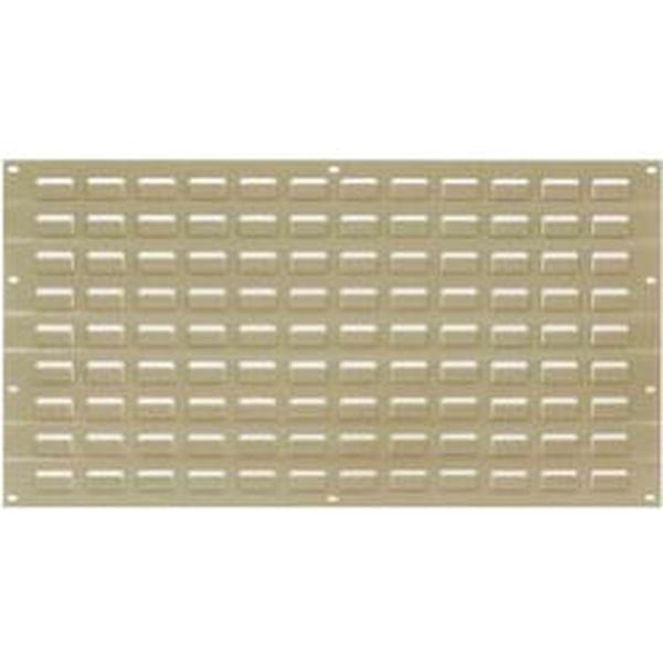 Global Industrial 550148TN 550148TN Louvered Wall Panel with o Bins - 18 x 19 in. - Tan - Pack of 4