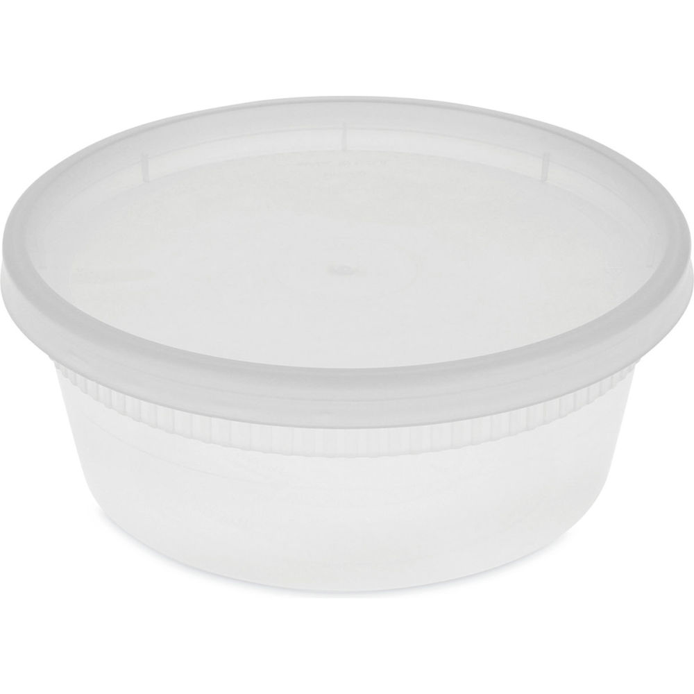 Picture of United Stationers Supply B3130695 Pactiv Evergreen Spring Delitainer Container - 2.081 x 1.125 x 1.31 in. - Pack of 240