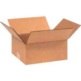 Global Industrial BP3181 Cardboard Corrugated Boxes - 9 x 8 x 4 in., Kraft - Pack of 25