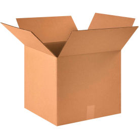 Global Industrial BP2736 Cardboard Corrugated Boxes - 16 x 16 x 14 in., Kraft - Pack of 25