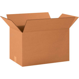 Global Industrial 4473200 Long Cardboard Corrugated Boxes - 20 x 12 x 12 in., Kraft - Pack of 20