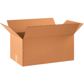 Global Industrial BP2889 Cardboard Corrugated Boxes - 22 x 12 x 10 in., Kraft - Pack of 20