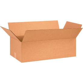 Global Industrial BP2989 Cardboard Corrugated Boxes - 26 x 13 x 8 in., Kraft - Pack of 20