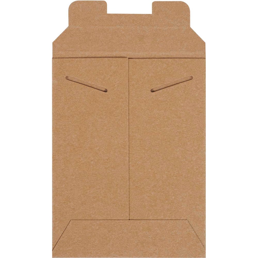 B40044 Stayflats Tab Lock Mailers - 6 x 8 in., Kraft - 100 per Pack
