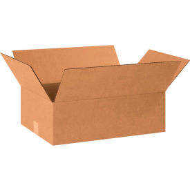 Global Industrial BP2795 Cardboard Corrugated Boxes - 18-.5 x 12-.5 x 6 in., Kraft - Pack of 25