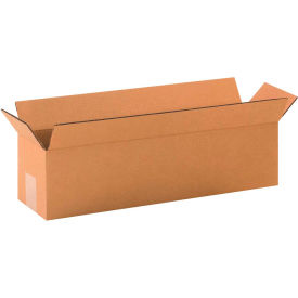 Global Industrial BP2876 Long Cardboard Corrugated Boxes - 20 x 5 x 5 in., Kraft - Pack of 25