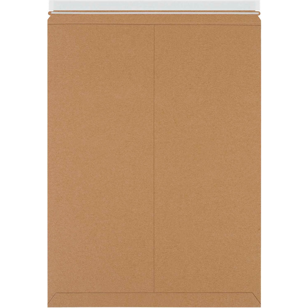 B40048 Stayflats Plus Self-Seal Mailers - 18 x 24 in., Kraft - 50 per Pack