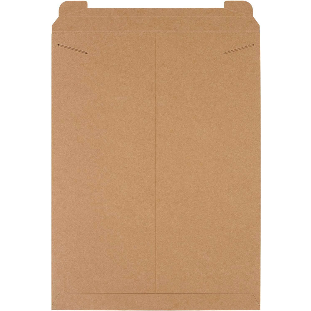 B40047 Stayflats Tab Lock Mailers - 18 x 24 in., Kraft - 50 per Pack