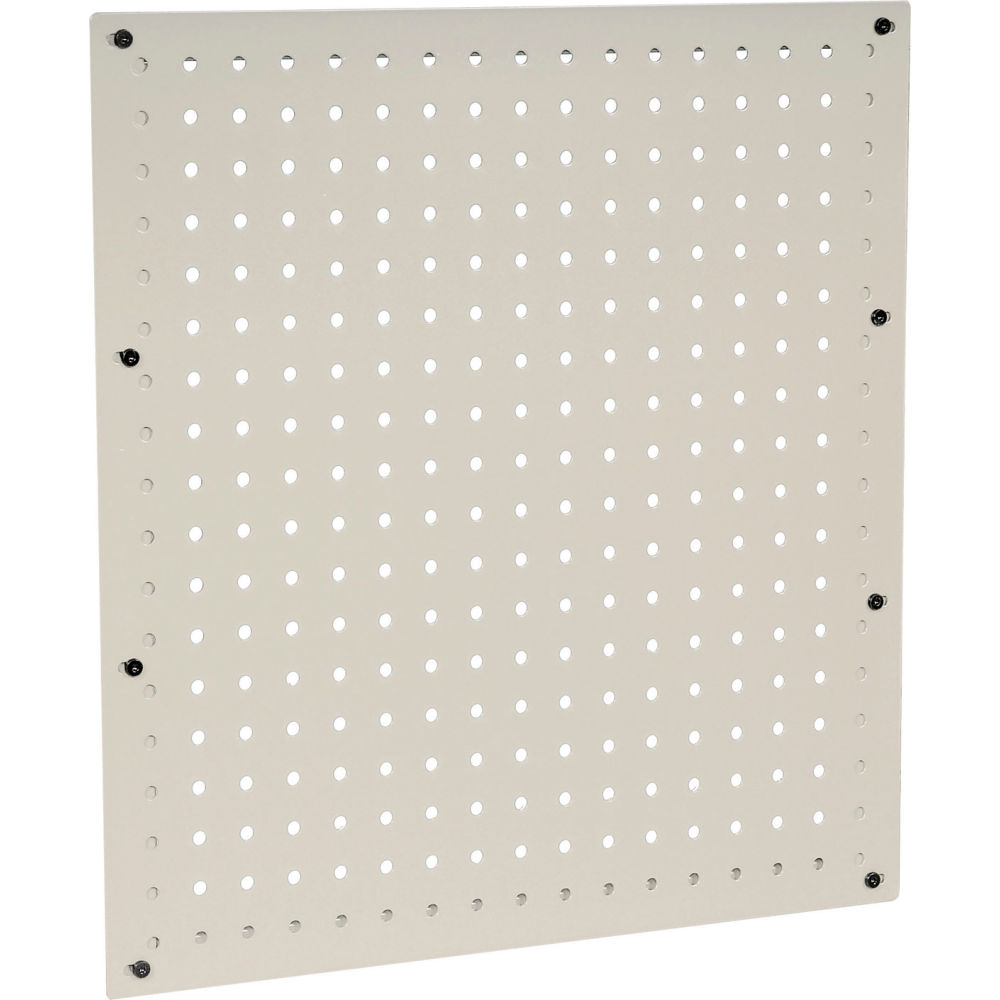 Global Industrial 249286TN 18 x 19 in. Steel Pegboard Panel, Tan