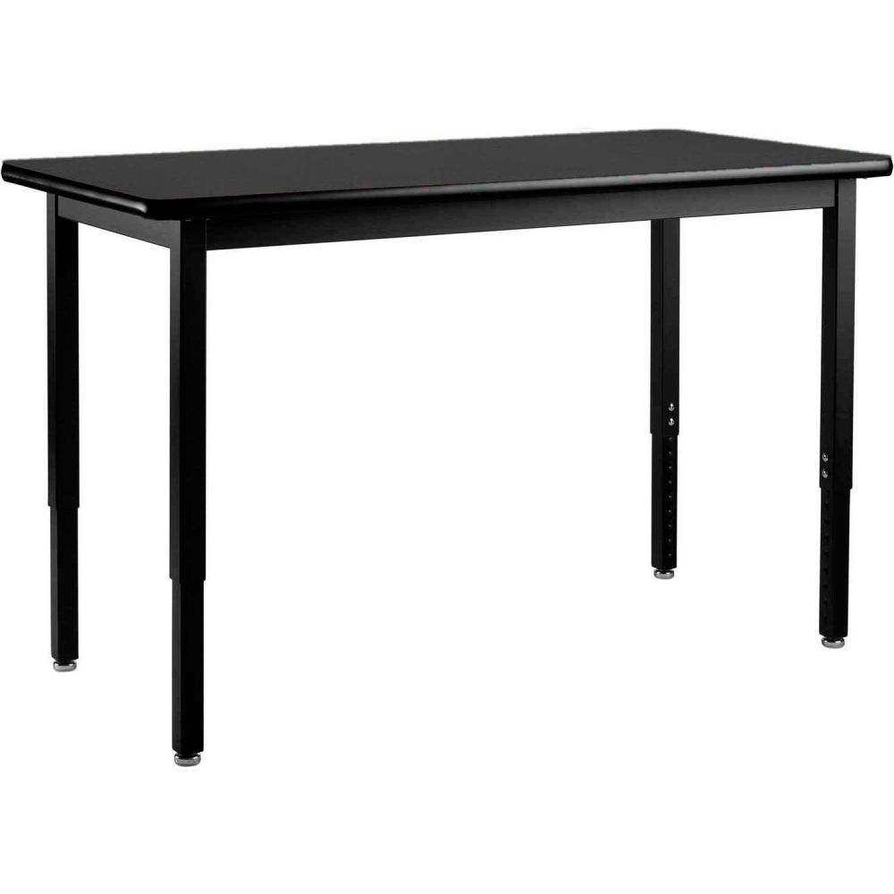 Picture of Global Industrial 695750BK Interion Utility Table - 72 x 24 in. - Black