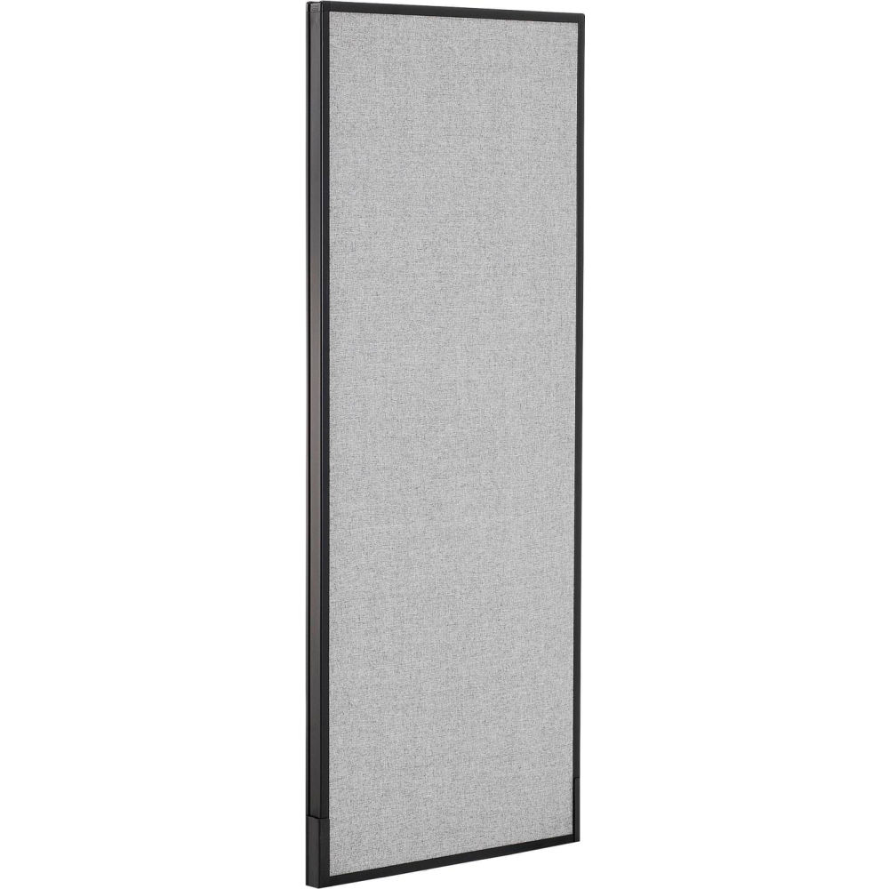 Global Industrial 277661GY Interion Office Partition Panel - 24.25 x 60 in. - Gray
