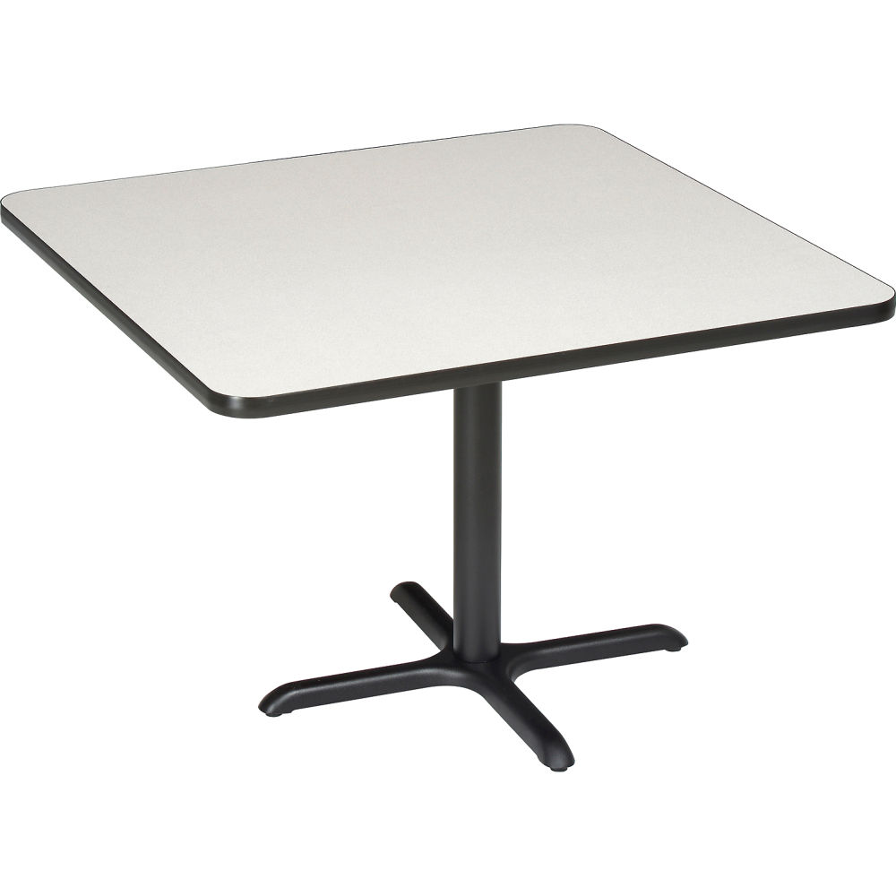 Global Industrial 695674GY Interion 36 in. Square Restaurant Table - Gray