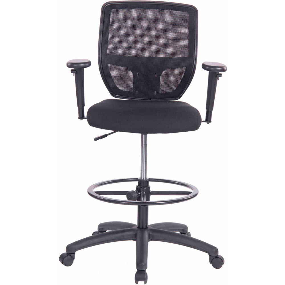 Picture of Global Industrial 695656 Big & Tall Mesh Back Drafting Stool