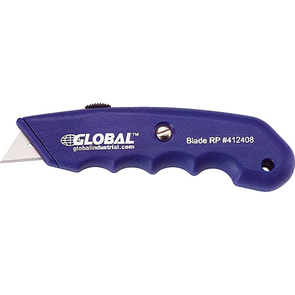 Picture of Global Industrial 412405 Plastic Box Cutter&#44; Blue - Case of 6