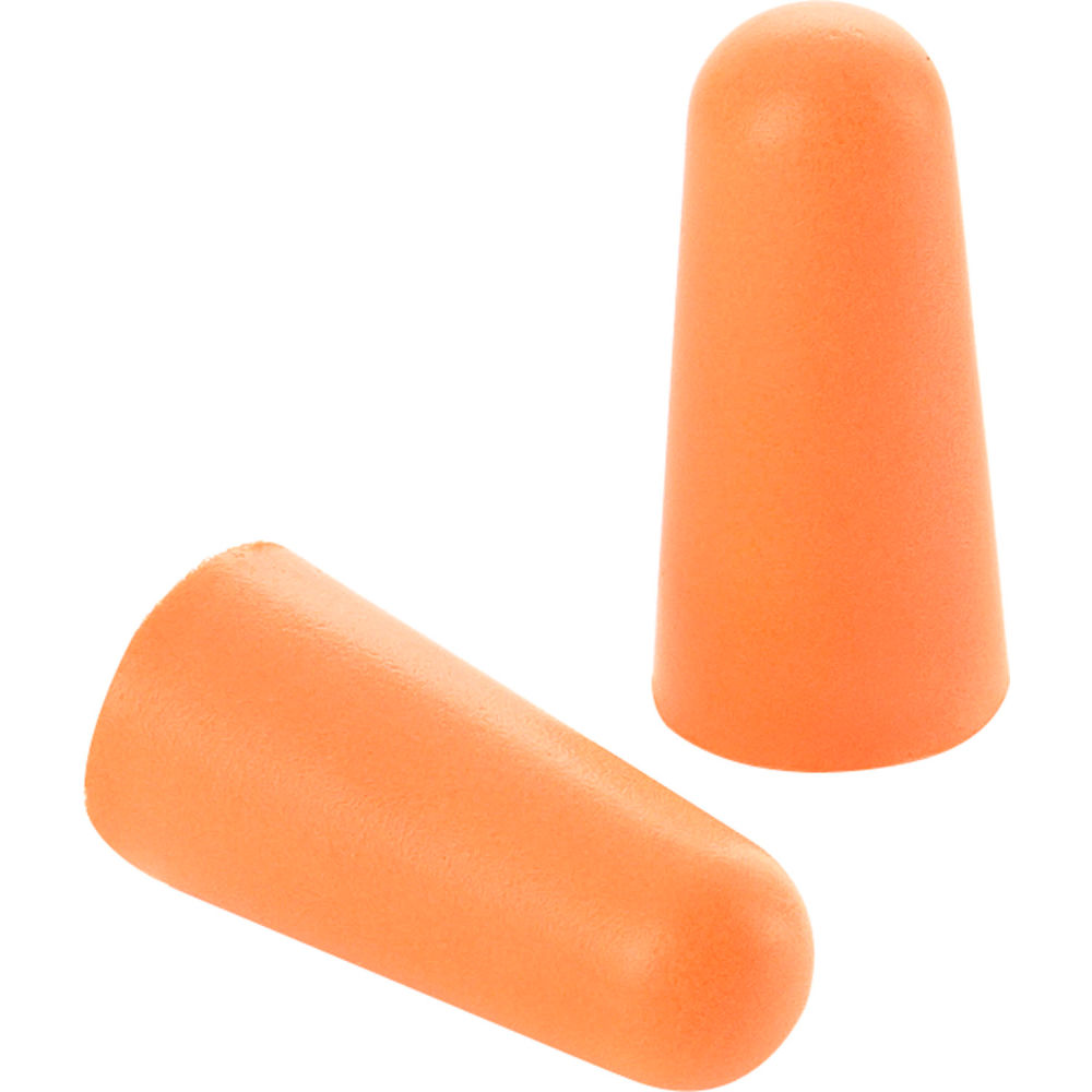 Tapered Bullet Earplugs - Orange - 200 Pairs - NRR 32 dB